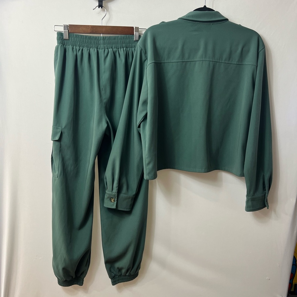 Mystree Teal Two-Piece Set
